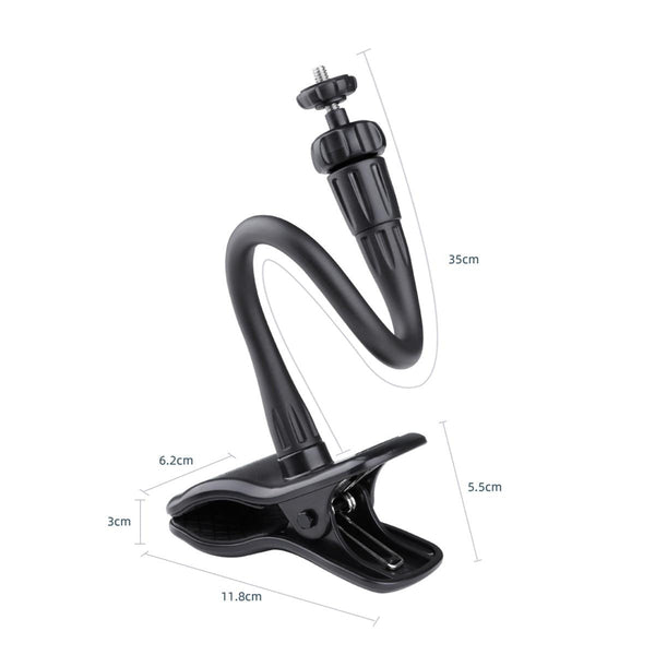 Desktop Phone Holder With Flexible Arm Mounts & Holders