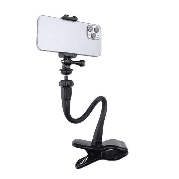 Desktop Phone Holder With Flexible Arm Mounts & Holders