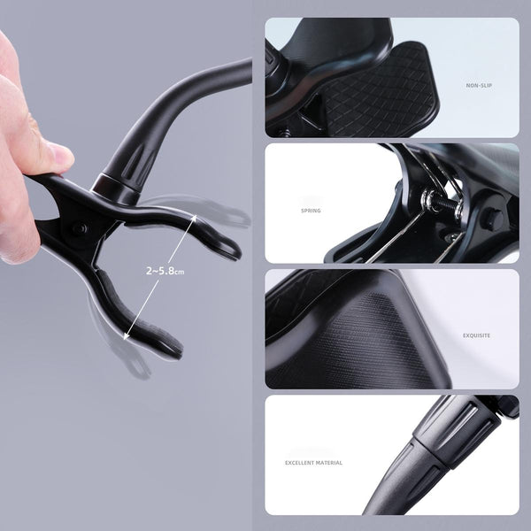 Desktop Phone Holder With Flexible Arm Mounts & Holders