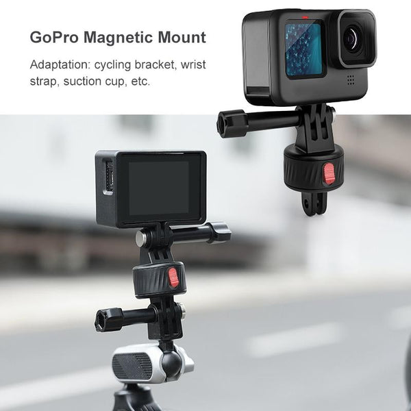 Magnetic Base Action Camera Adapter For Gopro And Cameras Cables & Adapters
