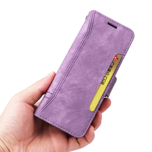 For Samsung Galaxy Z Fold4 5G Leather Dual Buckle Phone Case Black Cases Covers & Skins