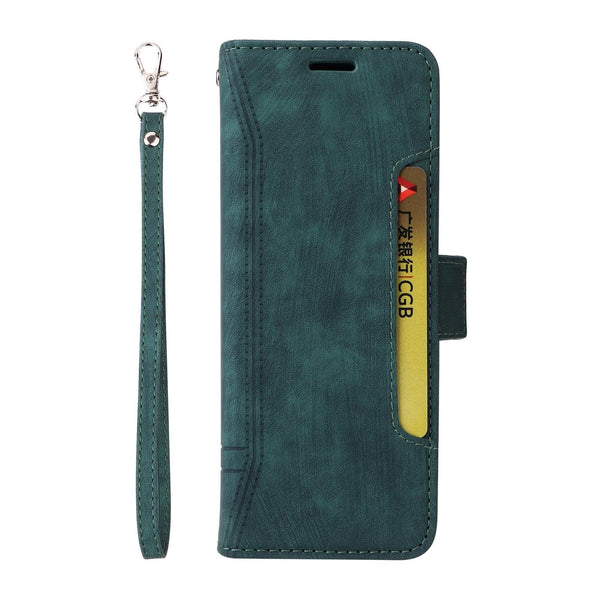 For Samsung Galaxy Z Fold4 5G Leather Dual Buckle Phone Case Black Cases Covers & Skins