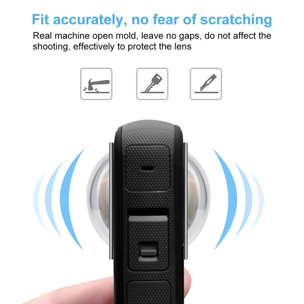 Protective Cover For Insta360 X3 Lens Waterproof Anti Collision Camera Accessory Camera Cases Bags & Covers