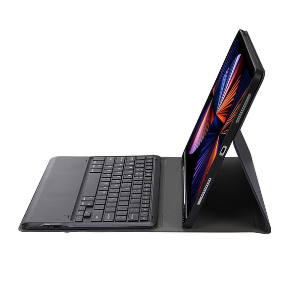 Parallel Deals Ultra Thin Detachable Bluetooth Keyboard Leather Case For Ipad Pro 12.9 2018 With Pen Slot Black Laptop Cases & Bags