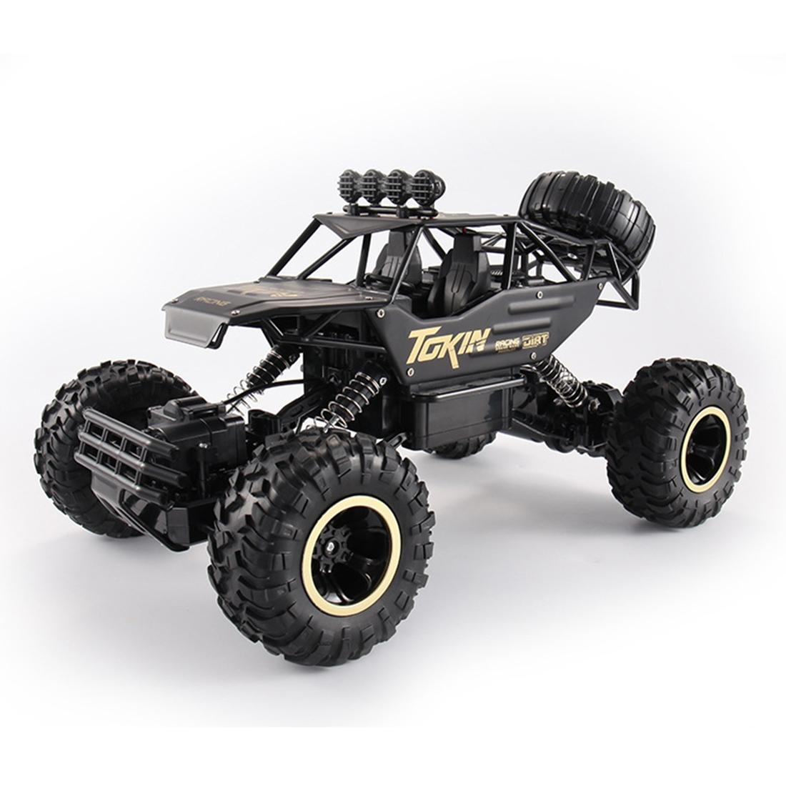 37Cm Remote Control Bigfoot Climbing Car 1 12 Alloy 4Wd Cross Country Toy Black Remote Controlled Toys
