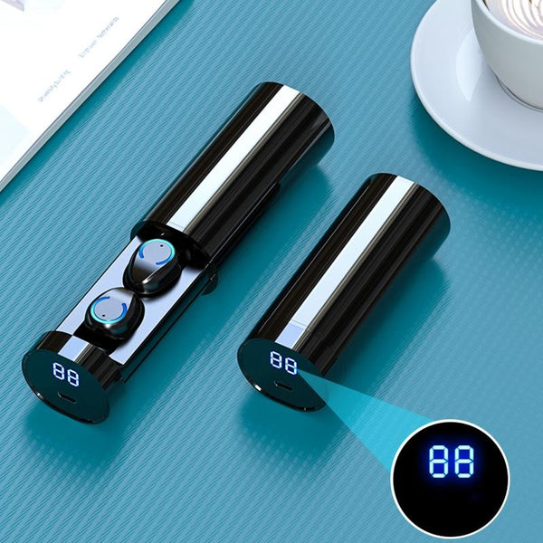 Touch Bluetooth Earphones With Noise Cancelling And Pull Out Charging Box Earbuds