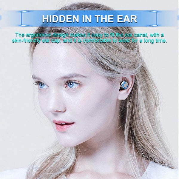 Touch Bluetooth Earphones With Noise Cancelling And Pull Out Charging Box Earbuds