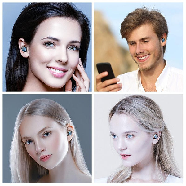 Touch Bluetooth Earphones With Noise Cancelling And Pull Out Charging Box Earbuds