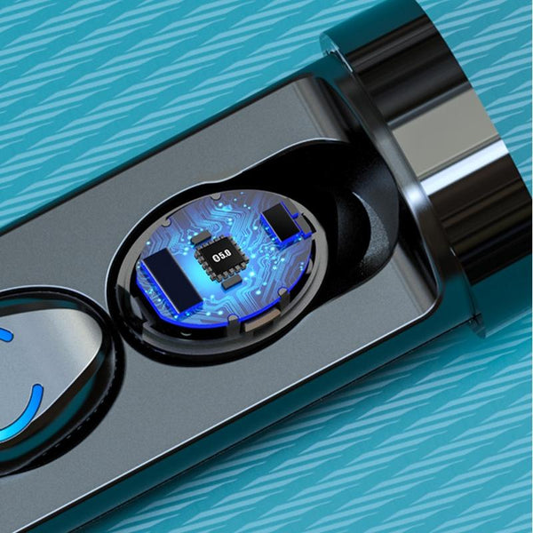 Touch Bluetooth Earphones With Noise Cancelling And Pull Out Charging Box Earbuds