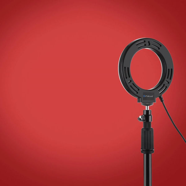 Curved Surface Ring Light With Usb 10 Modes 8 Colour Rgbw Cold Shoe Tripod Black Other Lighting & Studio