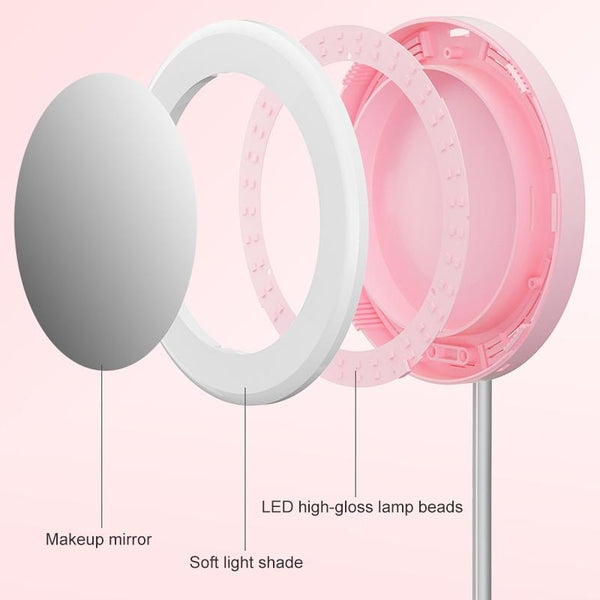 Multi Function Live Broadcast Ring Light With Phone Holder G6 Black Other Lighting & Studio