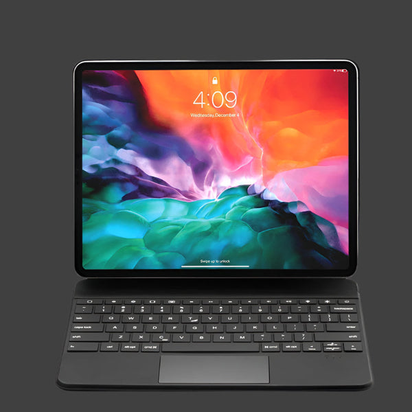 Parallel Deals Ultra Thin Detachable Bluetooth Keyboard Tablet Case For Ipad Pro 12.9 With Touchpad & Backlight Black Laptop Cases & Bags