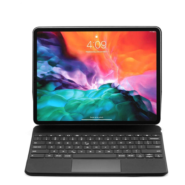 Parallel Deals Ultra Thin Detachable Bluetooth Keyboard Tablet Case For Ipad Pro 12.9 With Touchpad & Backlight Black Laptop Cases & Bags
