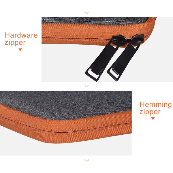 Parallel Stylish Laptop Handbag For Macbook And More Polyester Nylon Black Laptop Cases & Bags