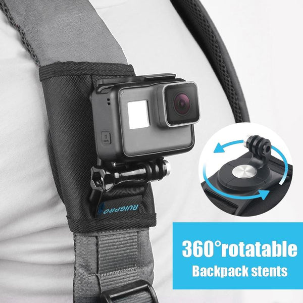 Universal Action Camera Backpack Mount Clip Clamp For Audio And Video Use Other Camera & Photo Accs