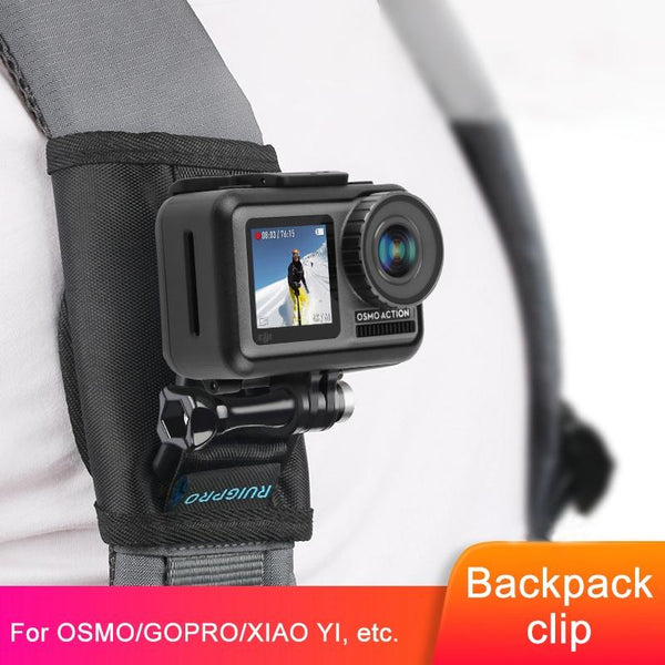 Universal Action Camera Backpack Mount Clip Clamp For Audio And Video Use Other Camera & Photo Accs