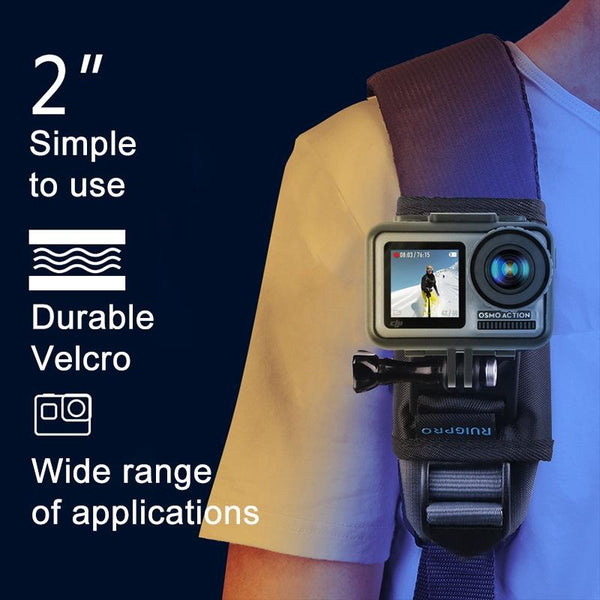 Universal Action Camera Backpack Mount Clip Clamp For Audio And Video Use Other Camera & Photo Accs