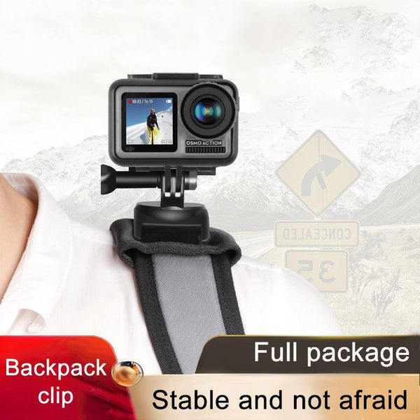 Universal Action Camera Backpack Mount Clip Clamp For Audio And Video Use Other Camera & Photo Accs