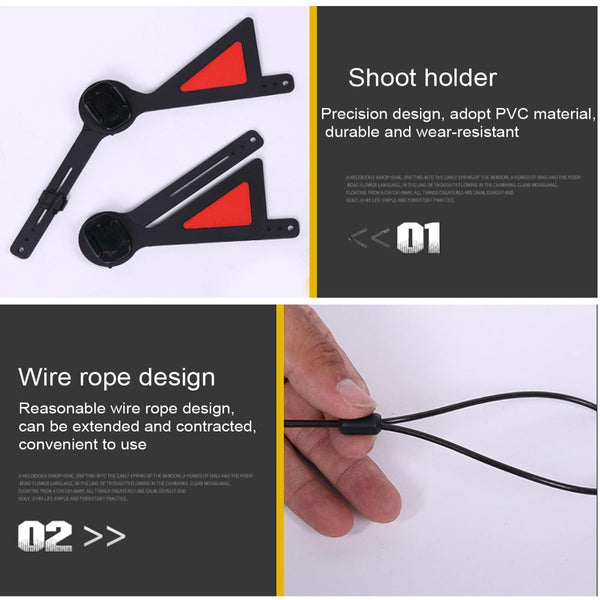 360 Degree Selfie Mount For Action Cameras With Flex Clamp Audio And Video Camera Cases Bags & Covers