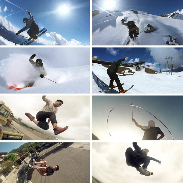 360 Degree Selfie Mount For Action Cameras With Flex Clamp Audio And Video Camera Cases Bags & Covers