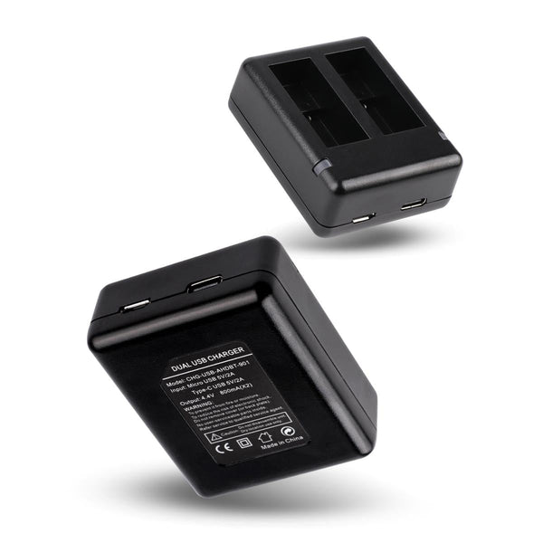 Gopro Hero9 Hero10 Dual Battery Charger With Usb Cable And Indicator Light Chargers & Cradles