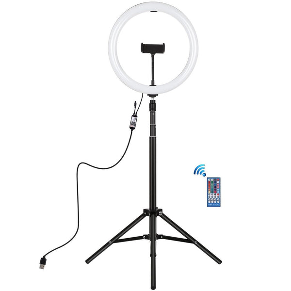 11.8 Inch Rgbw Led Ring Light Kit With Mount And Remote For Audio Video Other Lighting & Studio