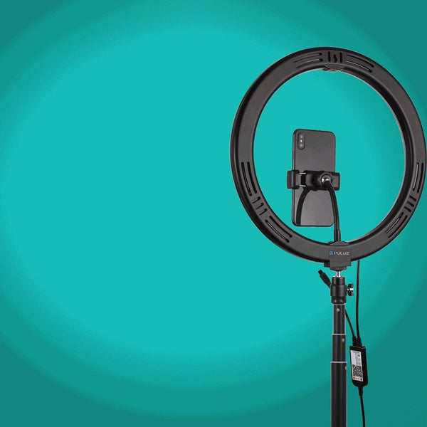 11.8 Inch Rgbw Led Ring Light Kit With Mount And Remote For Audio Video Other Lighting & Studio