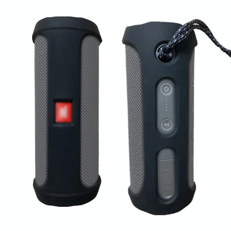 Protective Case For Jbl Flip4 Bluetooth Silica Gel Black Audio Docks & Mini Speakers