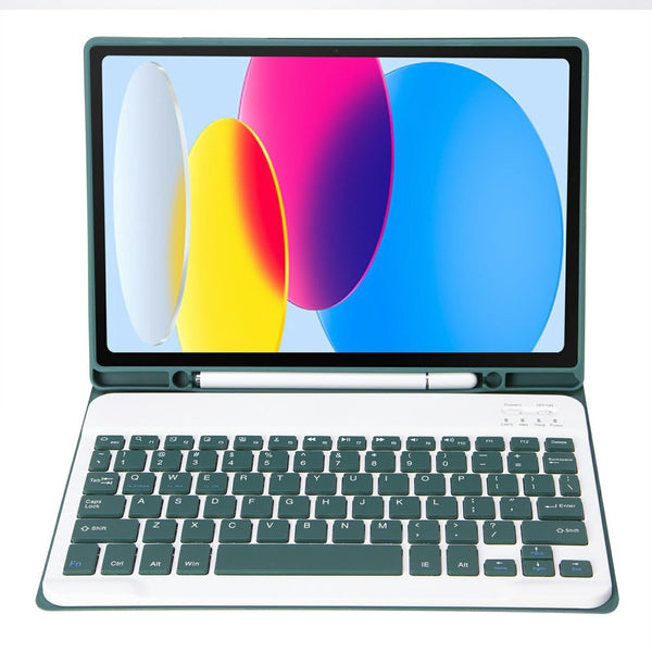 Parallel Deals Ultra Thin Bluetooth Keyboard Leather Tablet Case For Ipad 10.9 2022 With Pen Slot Black Laptop Cases & Bags