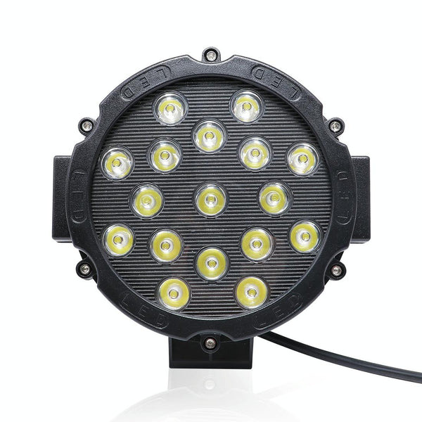 2X 3500Lm 6500K White Light 17 Led Waterproof Work Lights Car Boat 30 Degrees Adjustable Dc 10 30V Black Led Car Lights
