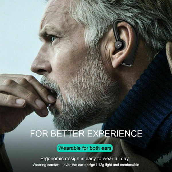 Wireless Business Sports Bluetooth Earphones Fast Charging 5.0 Black Earbuds