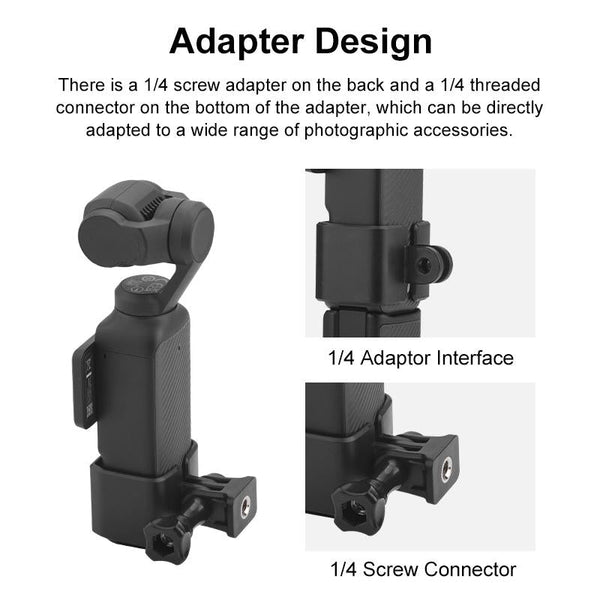 Universal Expansion Bracket For Dji Pocket 3 1 / 4 Hole Other Camera & Photo Accs