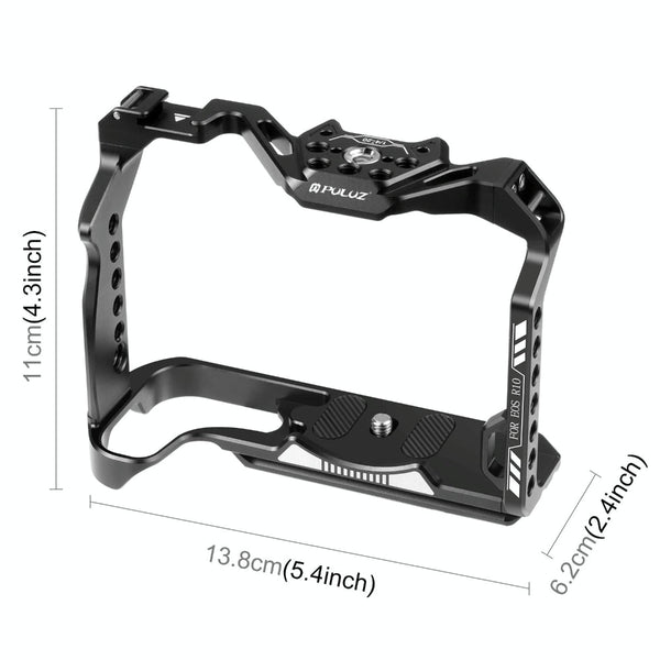 Metal Camera Cage For Canon Eos R10 Stabilizer Rig Black Audio And Video Equipment Stabilizers