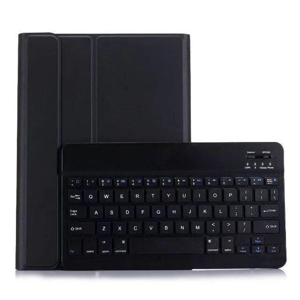 Bluetooth Keyboard & Leather Tablet Case For Ipad Pro / Air 9.7 2017 2018 Detachable Horizontal Flip With Holder Black Keyboards