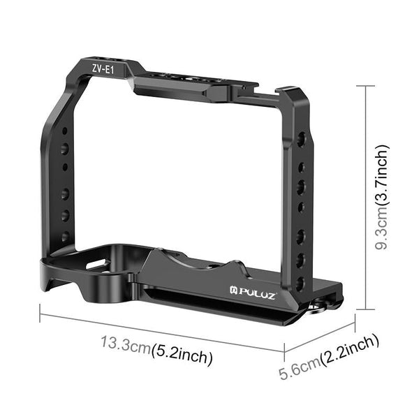 Aluminum Camera Cage For Sony Zv E1 Stabilizer Black Camera Cases Bags & Covers