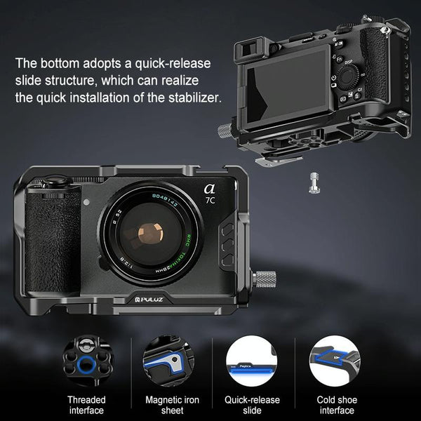 Sony A7cm2 7C Ii 7Cr Metal Camera Cage Stabilizer For Audio And Video Stabilizers