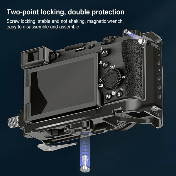 Sony A7cm2 7C Ii 7Cr Metal Camera Cage Stabilizer For Audio And Video Stabilizers