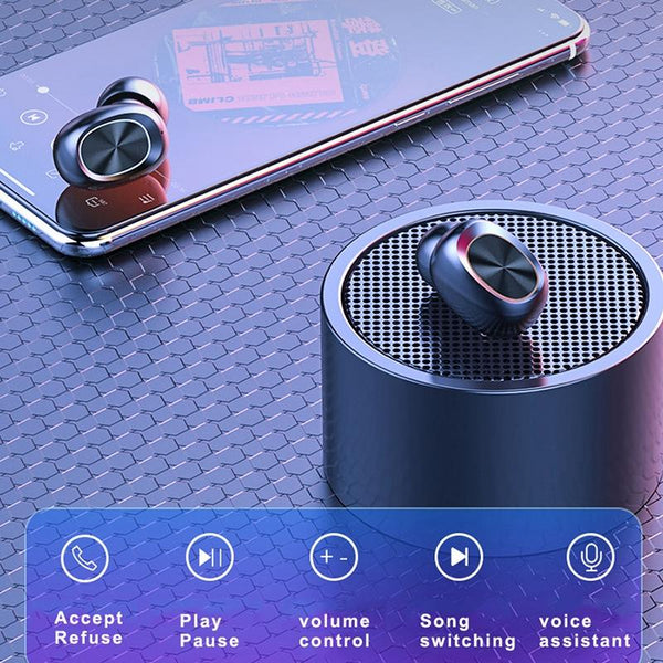 Wireless Noise Cancelling With Charging Case Earbuds