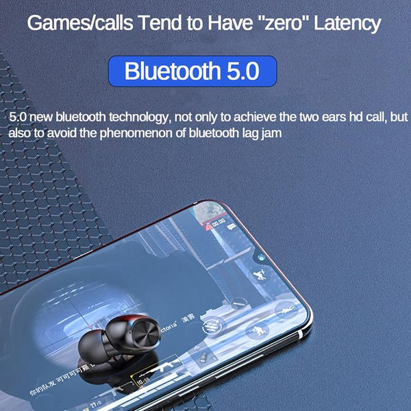 Wireless Noise Cancelling With Charging Case Earbuds