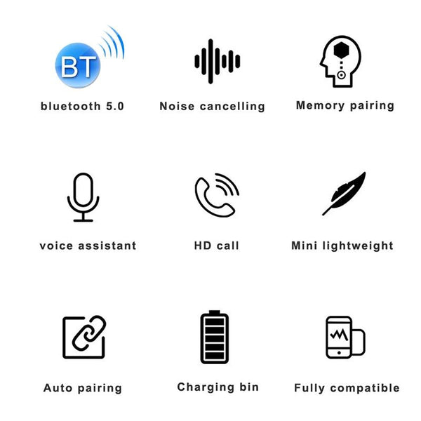 Wireless Noise Cancelling With Charging Case Earbuds