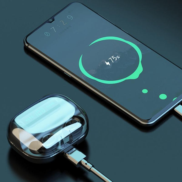 Wireless Noise Cancelling With Charging Case Earbuds