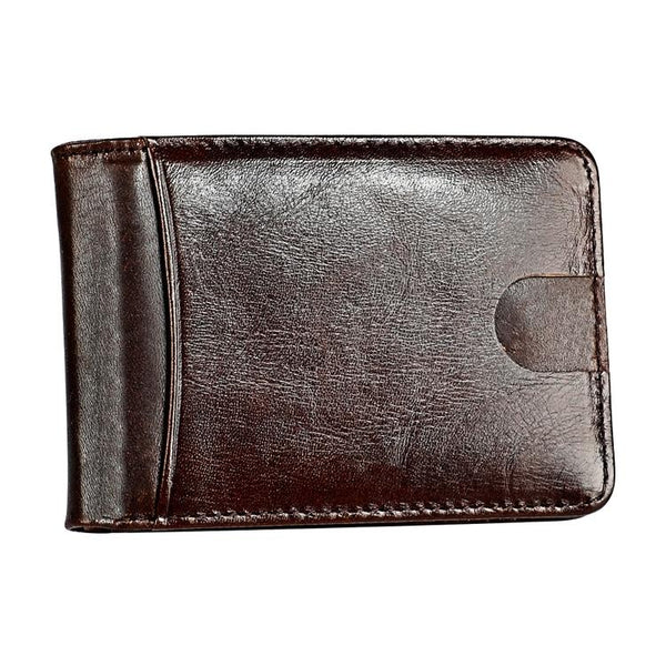 Leather Rfid Billfold Wallet Mini Size Black Wallets