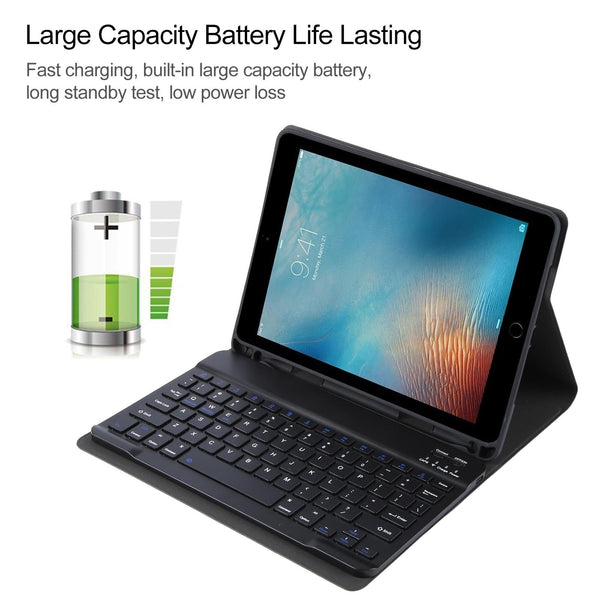 Smart Bluetooth Keyboard & Leather Tablet Case For Ipad Pro 9.7 / Air 2 Black Laptop Cases & Bags