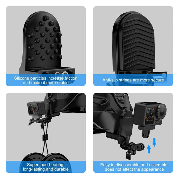 Universal Motorcycle Action Camera Mount For Gopro And Other Cameras Bike Camera Holders Mounts