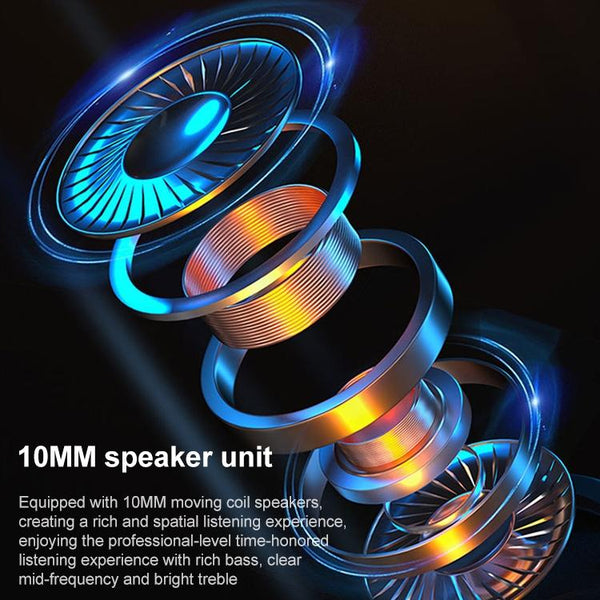 Wireless Gaming Earphones With Low Latency Black Headsets