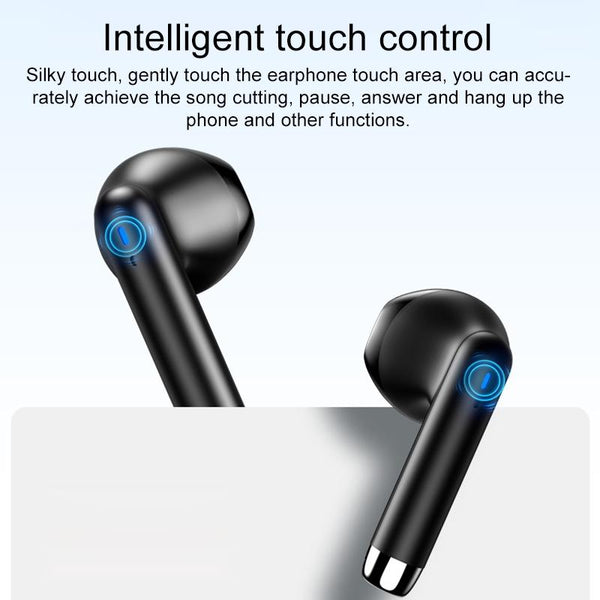 Wireless Bluetooth 5.0 Earphones With Led Display Black Earbuds