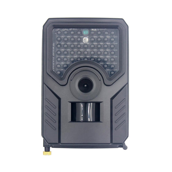 12Mp 1080P Hd Infrared Hunting Trail Camera With 120 Degree Wide Angle Lens And Ip56 Waterproof Design Supports Tf Card Pir Distance 15M Black Digital