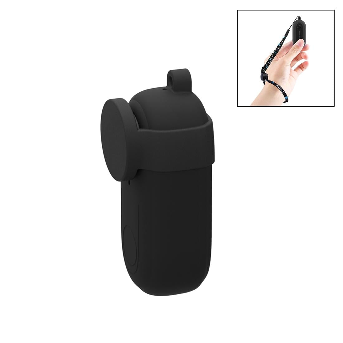 Insta360 Go 2 Silicone Case With Lens Cover_Black Camera Cases Bags & Covers