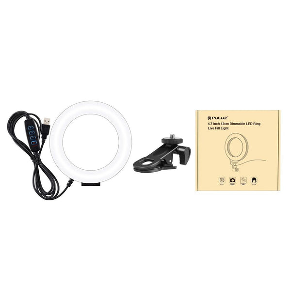 Usb Ring Selfie Light With Dual Colour Temperature And 3 Modes 4.7 Inch Selfie Lights