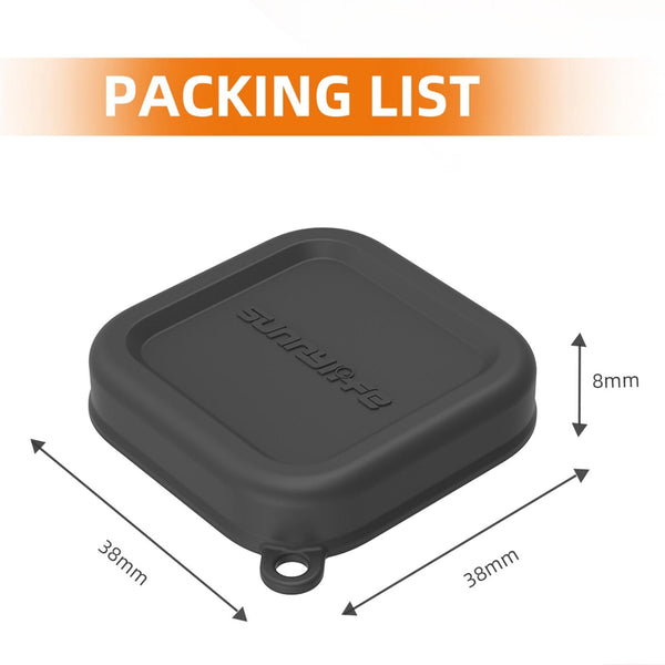 Silicone Lens Cap Protector For Insta360 Ace / Black Camera Cases Bags & Covers